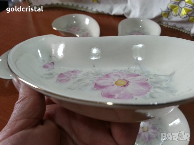 Стар български порцелан чинии Изида , снимка 7 - Антикварни и старинни предмети - 41500480