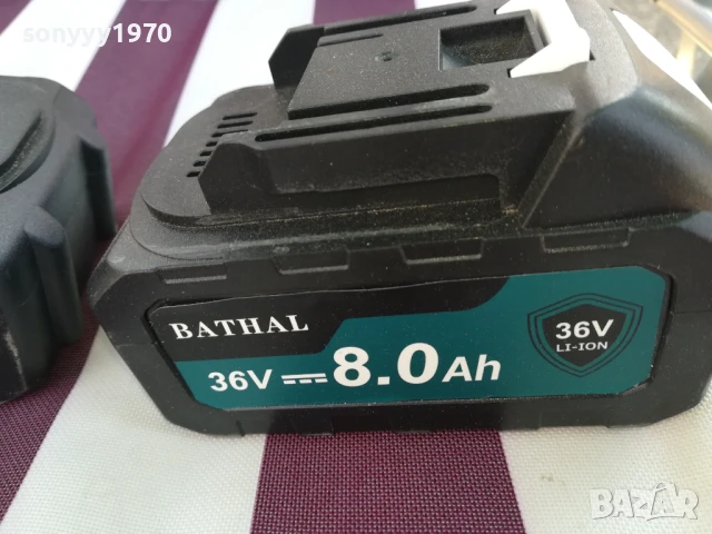 36V 8Ah LI-ION 2БР БАТЕРИЙ ЗА ФЛЕКС РЕЗАЧКА 0208251703, снимка 3 - Градинска техника - 51228493
