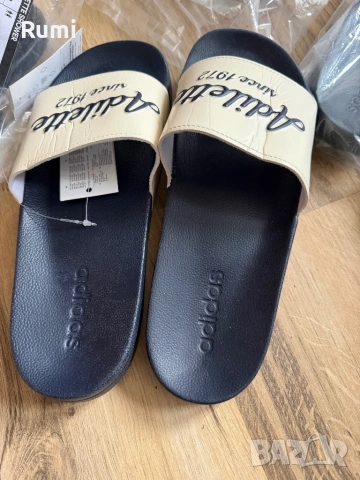 Чисто нови оригинални чехли adidas adilette ! 42,43 н, снимка 9 - Мъжки чехли - 52249402