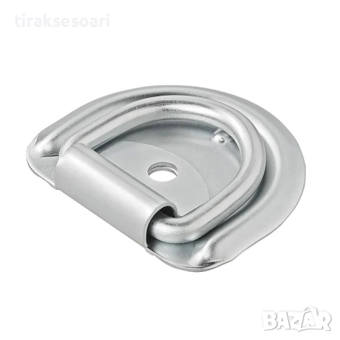 12 броя Скоба за под на ремарке 76x66 мм товарна кука 450 kg , снимка 4 - Аксесоари и консумативи - 52470433