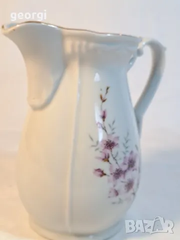 българска порцеланова кана ябълков цвят     4/2, снимка 3 - Сервизи - 49025484