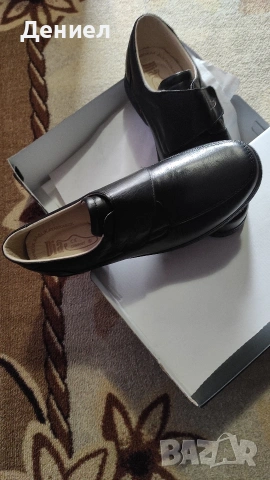 Dia Comfort - Черни ортопедични мъжки обувки за ходене за диабетици - Естествена кожа!, снимка 6 - Ежедневни обувки - 53243009