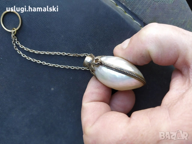 Старо шишенце от парфюм/седеф, снимка 4 - Антикварни и старинни предмети - 53664191