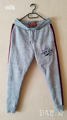 100% Оригинално страхотно мъжко ватирано спортно долнище SUPERDRY! 