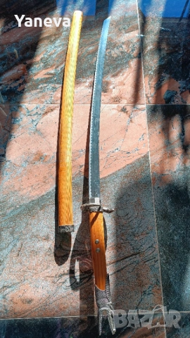 Самурайски меч с орнаменти, алигатори, снимка 2 - Ножове - 53113832