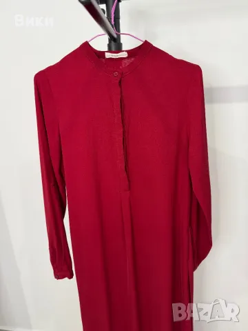 Червена рокля в размер S, снимка 5 - Рокли - 48428168