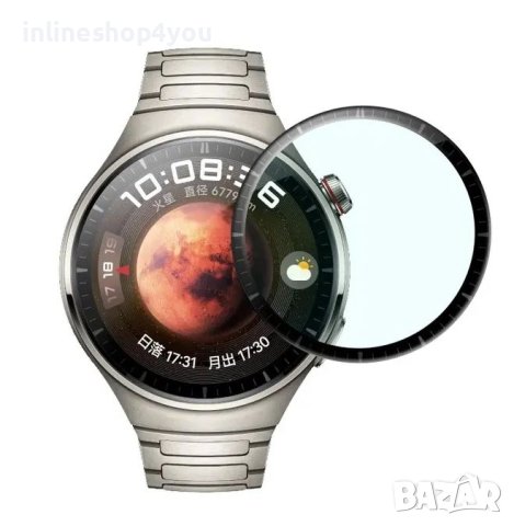 5D Скрийн Протектор за Huawei Watch 4 Pro, снимка 4 - Фолия, протектори - 41649166
