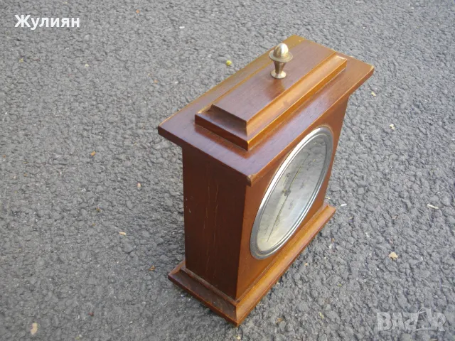 СТАР НАСТОЛЕН КАМИНЕН ЧАСОВНИК БУДИЛНИК VEGLIA , снимка 2 - Антикварни и старинни предмети - 47378909