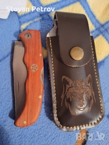 Сгъваем нож със калъфче, снимка 8 - Ножове - 52972003