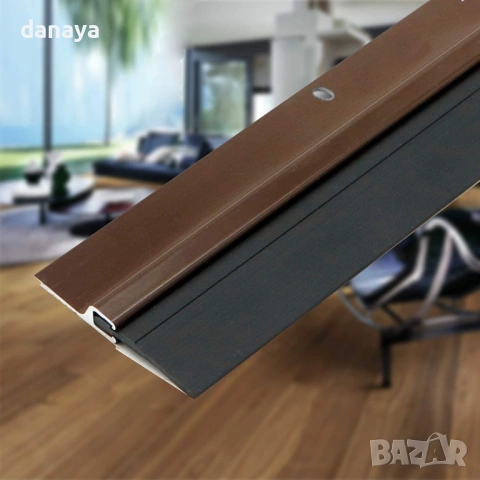 6355 Уплътнител за под врата гумен, 1 метър, снимка 7 - Други - 53132208