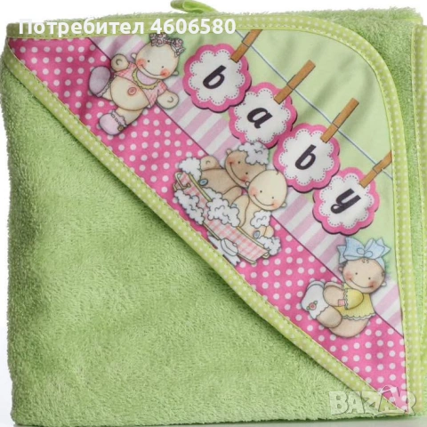 Бебешки хавлиени кърпи за баня, снимка 7 - Хавлии и халати - 53513375