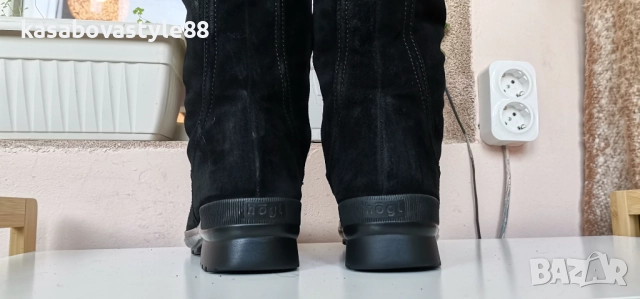 Ботуши Hogl-Gore-tex 38 н Естествен велур , снимка 8 - Дамски ботуши - 52646586