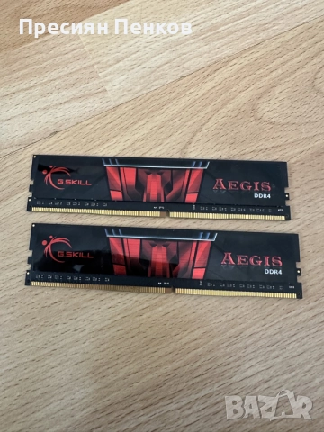 G.Skill Aegis kit 16GB DDR4 2800MHz (2x8GB), снимка 2 - RAM памет - 55879783