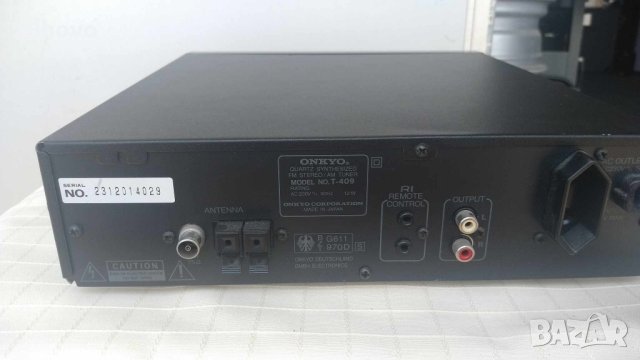 Стерео тунер ONKYO T-409 RI, снимка 3 - Аудиосистеми - 41381265