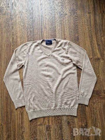 Страхотна мъжка блуза пуловер FRED PERRY размер S