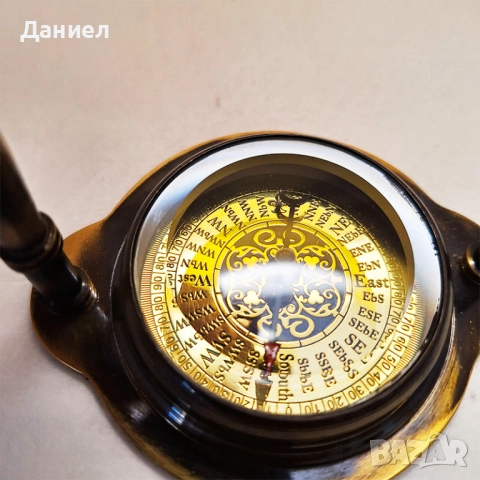 Часовник бронзов настолен, снимка 3 - Антикварни и старинни предмети - 46798848