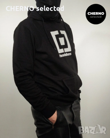 Мъжки суичър с качулка HORSEFEATHERS Leader Hoodie – размер L – Отлично състояние, снимка 11 - Суичъри - 53864509