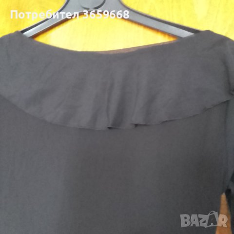  Mалка черна рокля/туника ,НОВА,размер М, снимка 5 - Рокли - 40570410