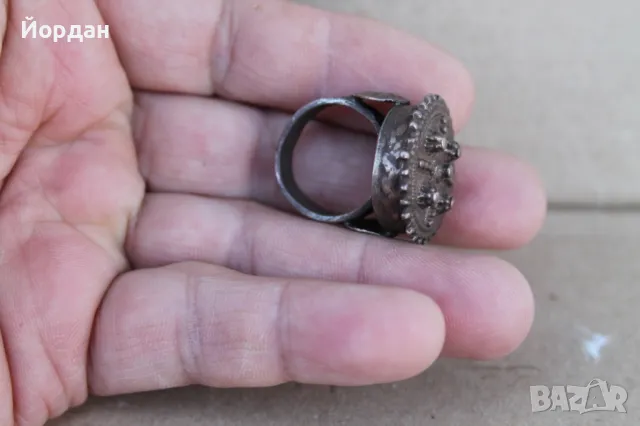 Възрожденски сребърен пръстен!, снимка 8 - Антикварни и старинни предмети - 50348993