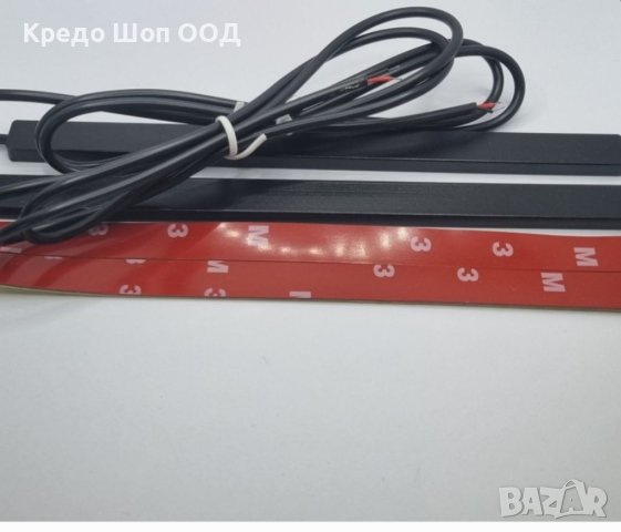 DRL УНИВЕРСАЛНИ лед бели дневни светлини, COB ,Led, 12v, снимка 2 - Аксесоари и консумативи - 41115978