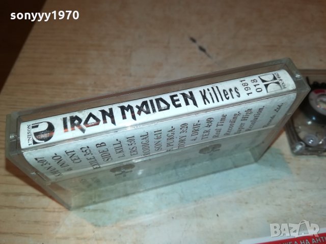 IRON MAIDEN-АУДИОКАСЕТА 1810211747, снимка 10 - Аудио касети - 34506601