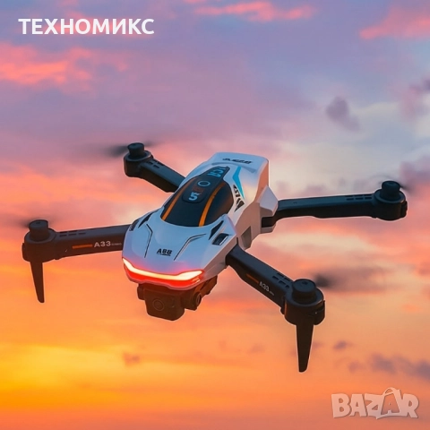 Дрон A88 PRO, модел Състезателен , сгъваем с двойна 1080P камера, снимка 10 - Камери - 51493518