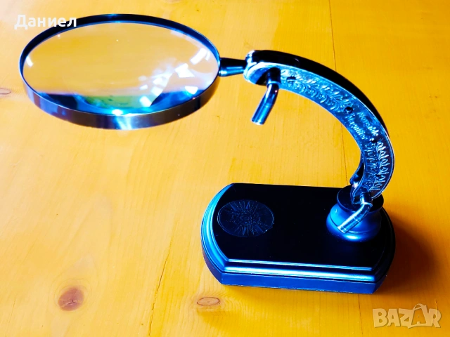 Луксозна настолна лупа X5 – Бронз и масивно дърво | Винтидж колекционерски аксесоар, снимка 8 - Подаръци за мъже - 53610302