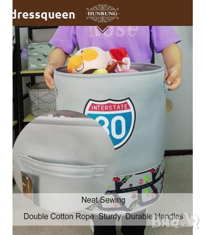 3233 Текстилен кош за играчки сгъваем, снимка 11 - Други - 34228706