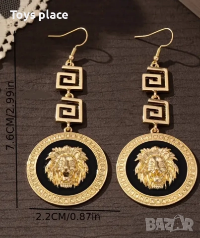 Различни модели ефектни дамски обеци Версаче , снимка 4 - Обеци - 52635114