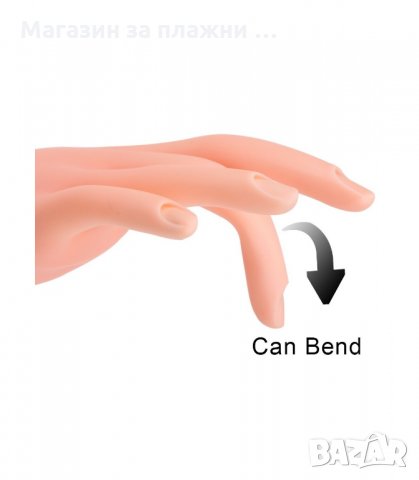 ТРЕНИРОВЪЧНА РЪКА ЗА МАНИКЮР, СИЛИКОНОВА - КОД 3174, снимка 2 - Педикюр и маникюр - 34126714