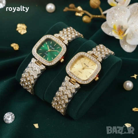 Елегантен дамски часовник с гривна – решение за подарък и ежедневен блясък, снимка 7 - Дамски - 52122400