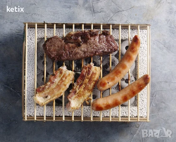  Скара за еднократна употреба,екологична, снимка 4 - Барбекюта - 50505897