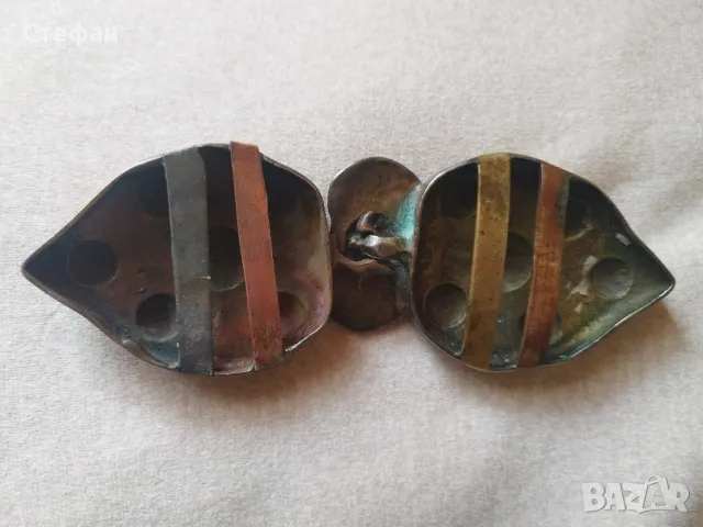 Сребърна, възрожденска пафта., снимка 4 - Антикварни и старинни предмети - 49223973