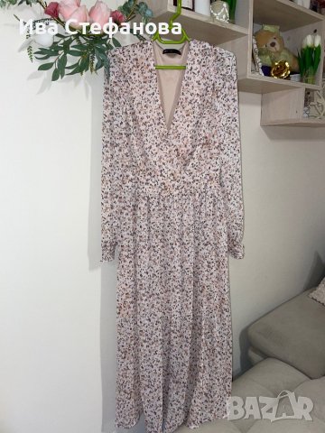 Нова разкошна феерична ефирна дълга ежедневно елегантна рокля , снимка 4 - Рокли - 41909875