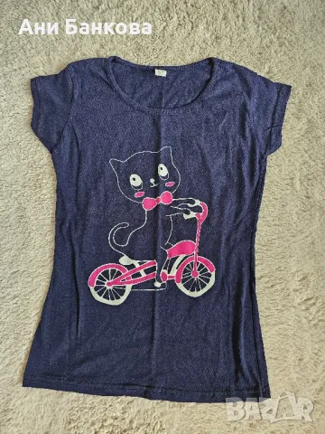 Тениска с щампа, С, нова