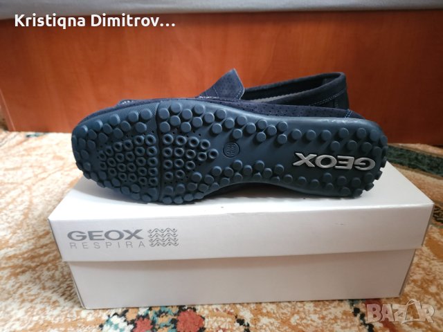 GEOX SS16 Navy Blue, Мъжки Мокасини, снимка 2 - Спортно елегантни обувки - 44274938