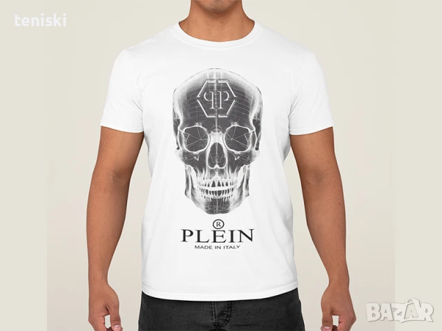  Мъжка тениска Philipp Plein принт, 9 модела , снимка 3 - Тениски - 31620004