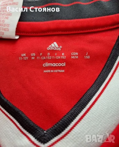Manchester UTD/ Манчестър Юнайтед adidas Home 2015-16г. - за ръст 152см., снимка 3 - Фен артикули - 54341738