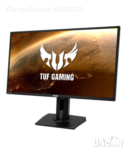 Монитор Asus TUF 27' WQHD, снимка 2 - Монитори - 52817260