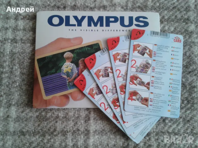 Olympus 4 броя стикери за снимки, снимка 3 - Други - 47602117
