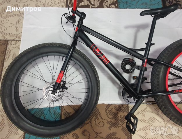 Италиански Fat Bike - MBM "Fat Machine", снимка 2 - Велосипеди - 39839556