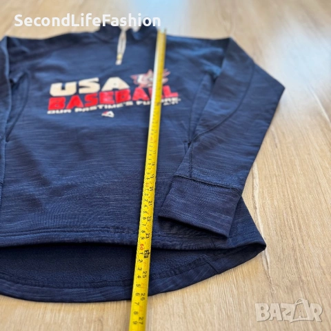 Дамска спортна блуза Majestic Athletic размер S , снимка 2 - Блузи с дълъг ръкав и пуловери - 53175281