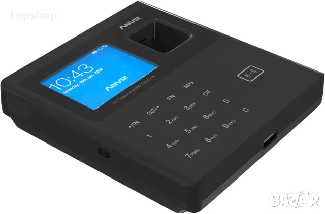 Детектор Anviz W1 PRO с Биометричен, RFID и ПИН код, Linux, 1GHz процесор, 2.8" TFT LCD, Tcp/IP...