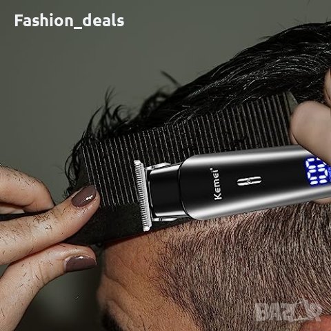 Нов Комплект  Професионална машинка тример за подстригване коса брада /Мъже , снимка 4 - Тримери - 41662531