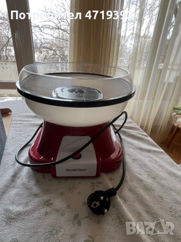 Уред за захарен памук SilverCrest, снимка 5 - Други - 53225892