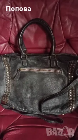 "Vera Pelle" чанта естествена кожа производство Италия