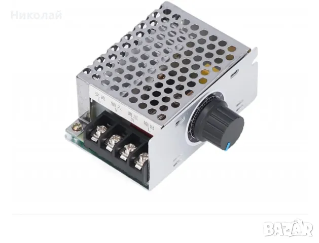 Регулатор на обороти 220v 4000W с предпазител, снимка 4 - Друга електроника - 49336997