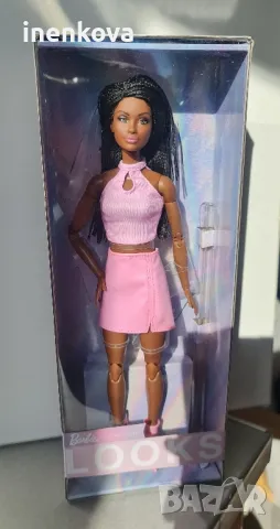 Кукла Barbie Signature Barbie Looks Модел #21, с плитки, розова пола Barbie Looks #21, снимка 3 - Кукли - 47733437