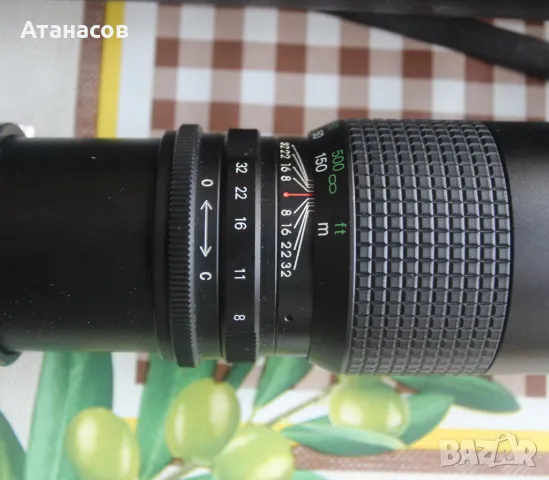 Телеобектив на T2 - ALBINAR 500 mm f/ 8, снимка 2 - Обективи и филтри - 47483870
