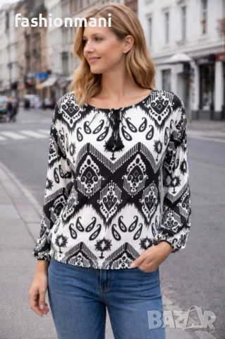 Елегантни блузи с ластик 4 цвята- код 1273, снимка 2 - Туники - 51888940